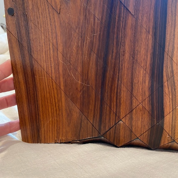 TESLER+MENDELOVITCH HANDMADE WOODEN CLUTCH - Picture 9 of 11